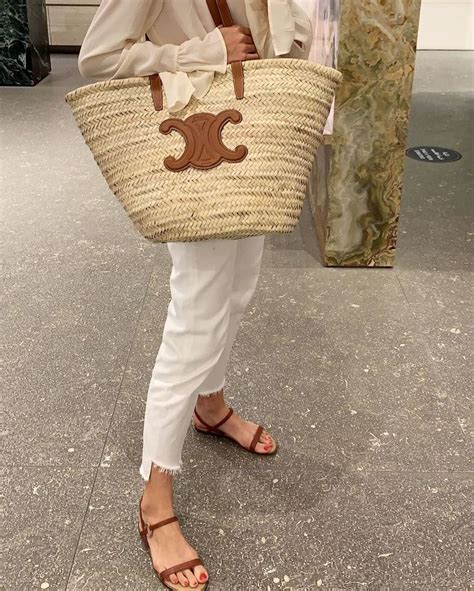 celine blade hobo bag|Celine raffia beach bag.